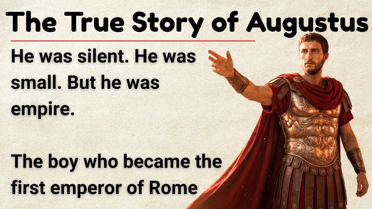 The Story of Augustus – From Chaos to Emperor || Learn English Through Biography || Level 3