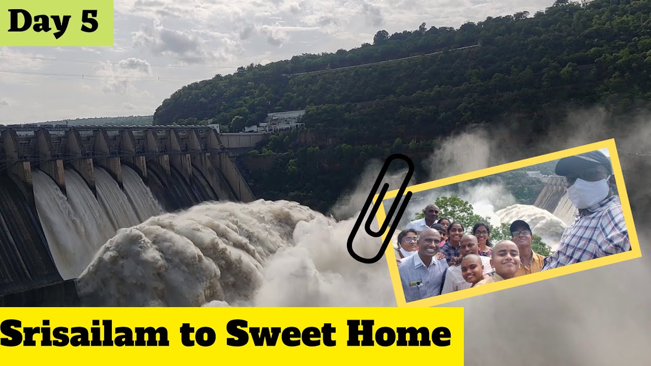 Srisailam Dam View Adhurs | Day 5 | Family Trip | Sai Charan Malyala #srisailamdam #mallana
