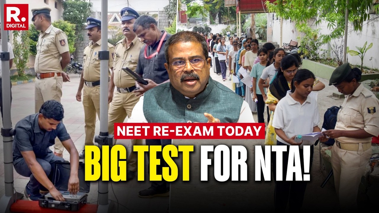 NEET Re-Exam Today: Over 22 Lakh Aspirants Appear as NTA Implements Strict Measures