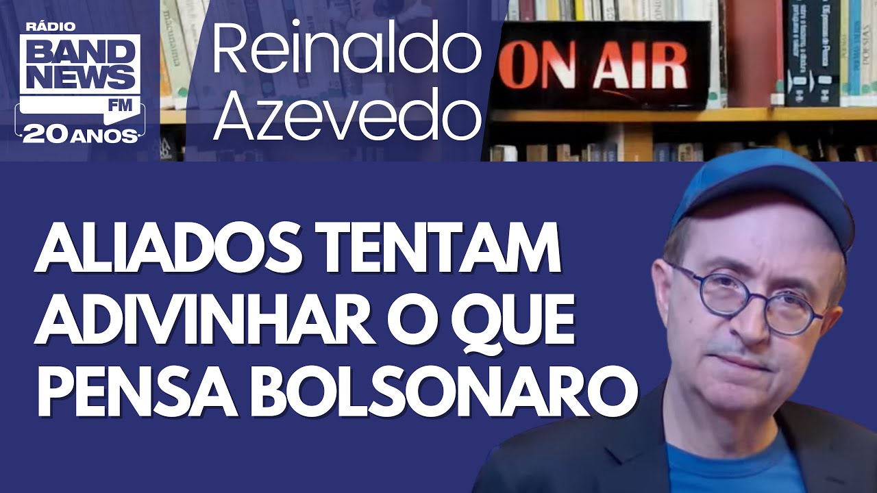 Reinaldo – Afinal, Bolsonaro fala o quê para quem? Michelle vice de Tarcísio? Sem filho candidato?