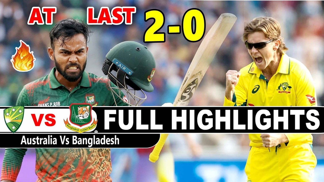 Bangladesh vs Australia Full Highlights 2nd Odi Match 2026 | Ban Vs Aus Highlights