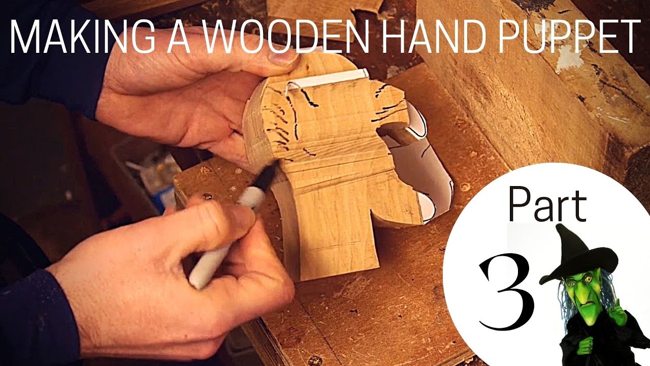 Making A Wooden Hand Puppet - Part 3