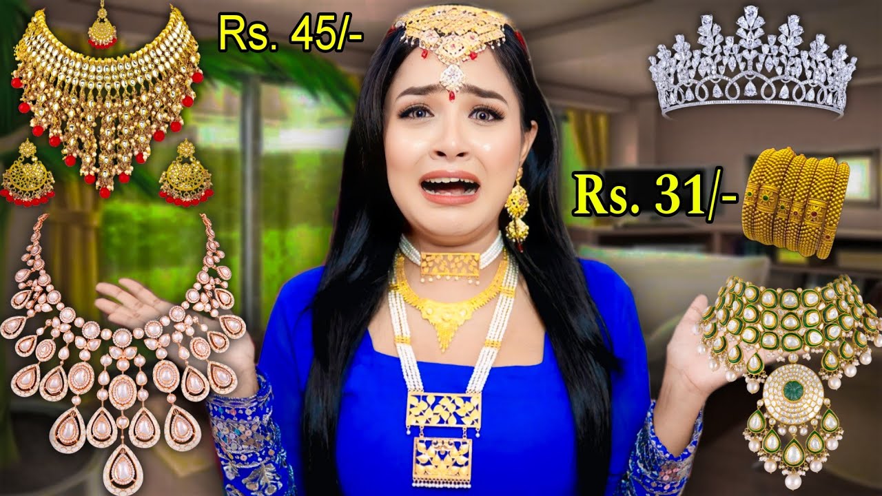 I Ordered 20 Wedding Jewellery from MEESHO 💍 & Emptied My Bank Account 😭 #ad