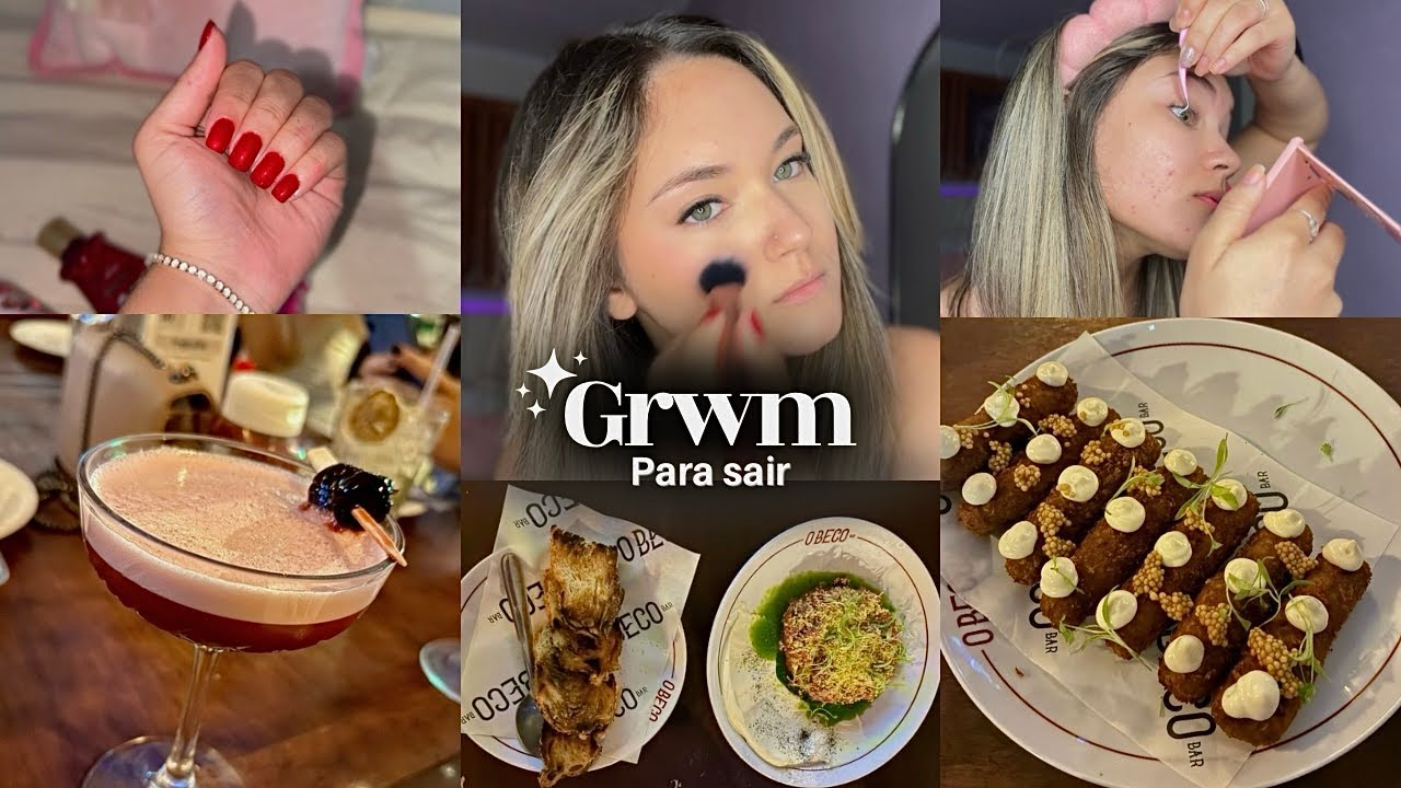 ARRUME-SE comigo para sair jantar a noite ✨💋 GRWM