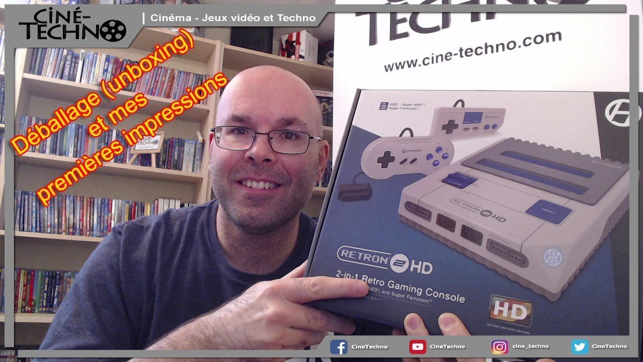 Pr&eacute;sentation (unboxing) et mes premi&egrave;res impressions de la console Retron 2 HD