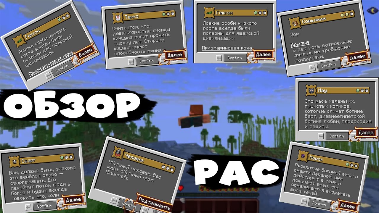 Minecraft Вкратце про расы гипербореи