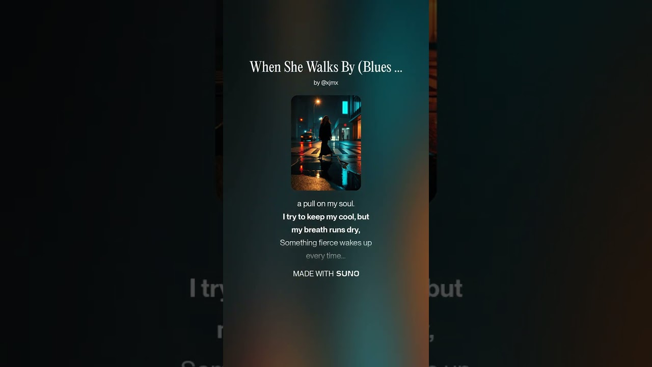 When She Walks By (Blues Rock) - xJMx