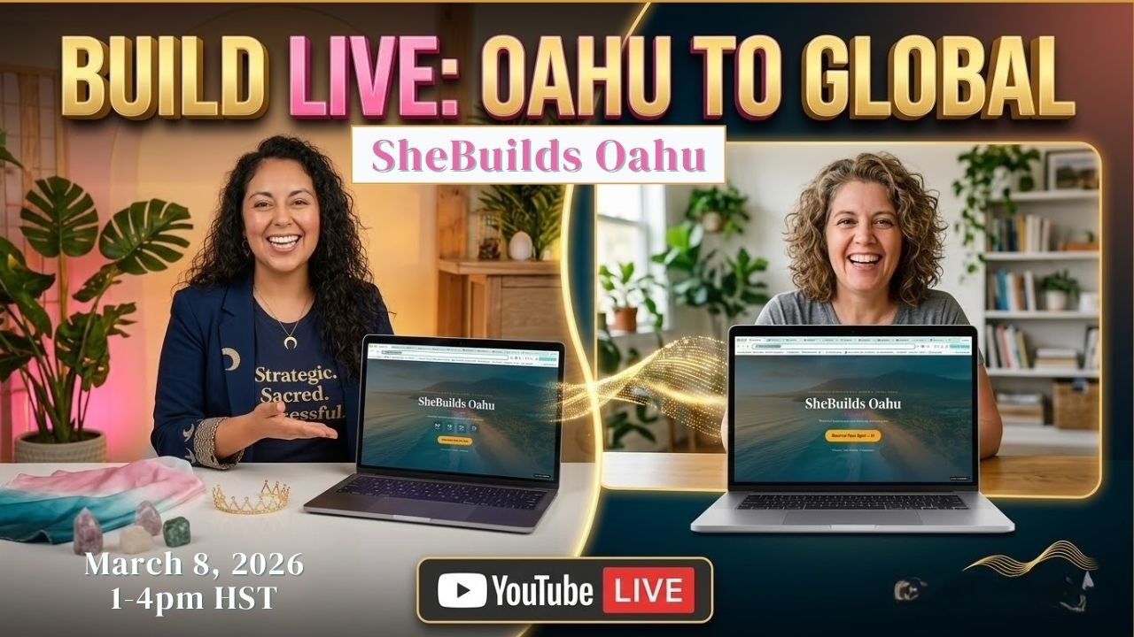 🌊 SheBuilds Hawaii | Women Building AI on Oʻahu is LIVE! | EmpowerHER Wave