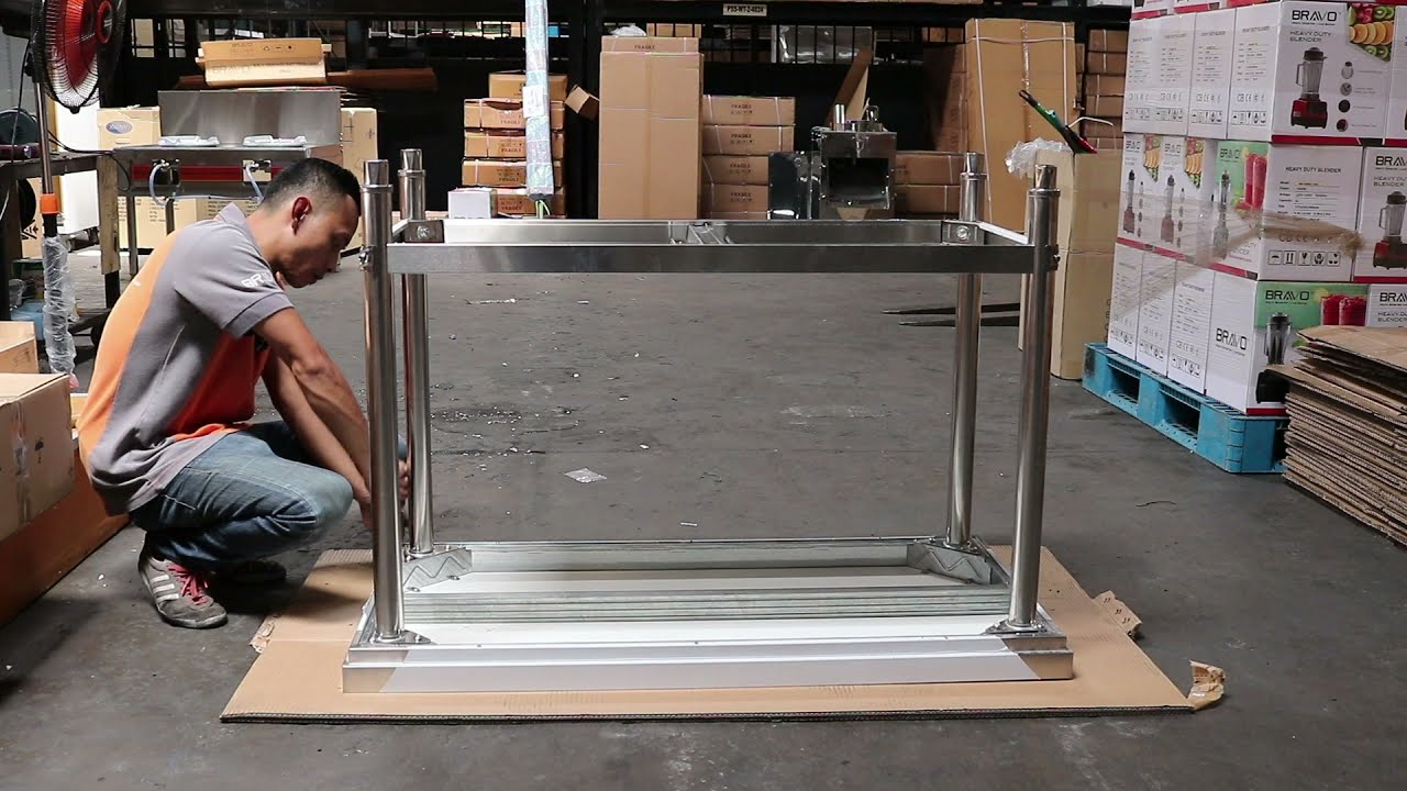 Cara Pemasangan Meja Worktable 1 Tier