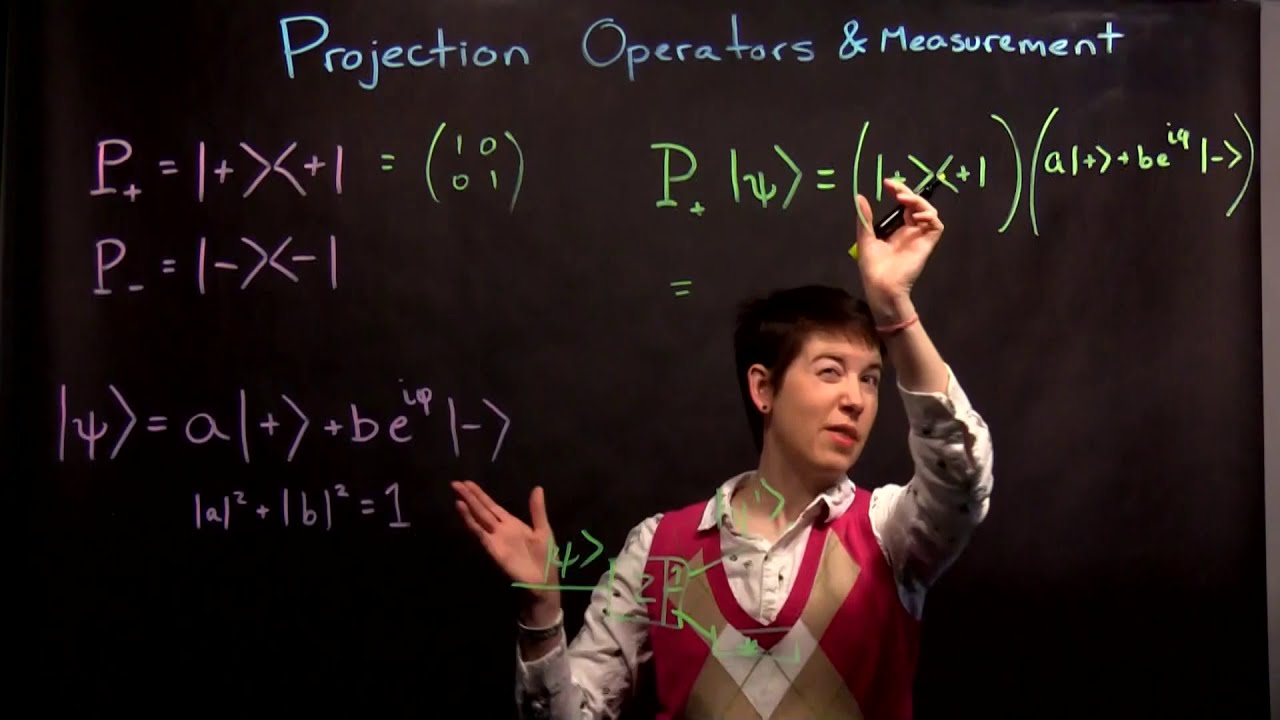 Операторы проекции и измерения
