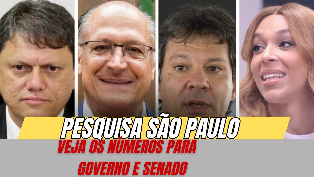 TARCÍSIO DISPARA NAS PESQUISAS EM SÃO PAULO
