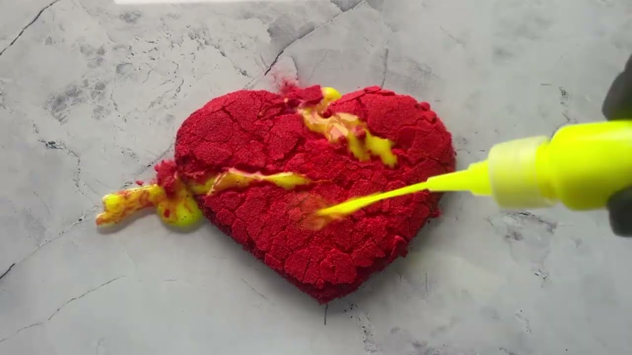 Deep Cleaning a Heart-Shaped Mini Rug 💖 | Satisfying Foam & ASMR