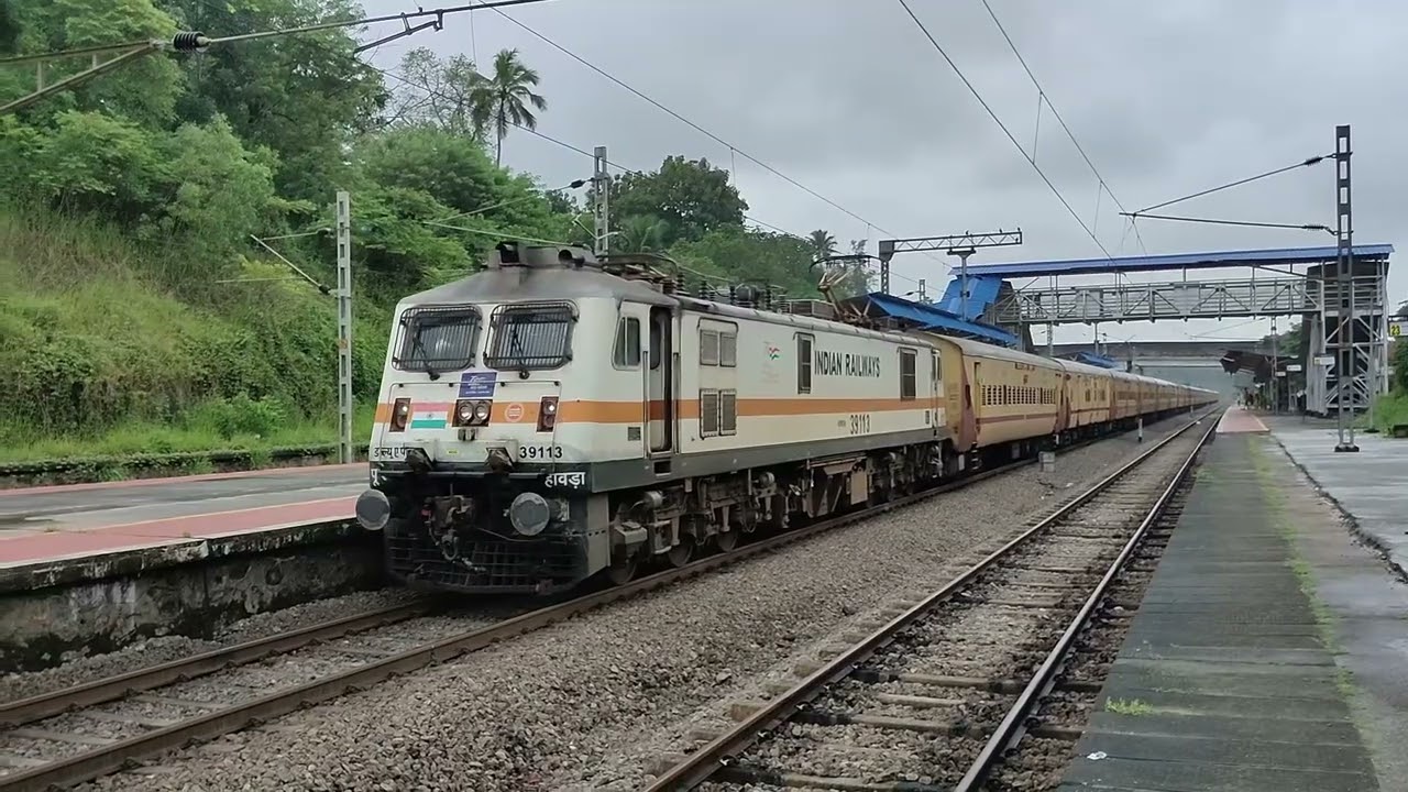 36 trains in 20 minutes | Kerala Express Jayanti Express Venad Express Janshatabdi | Indian Railways