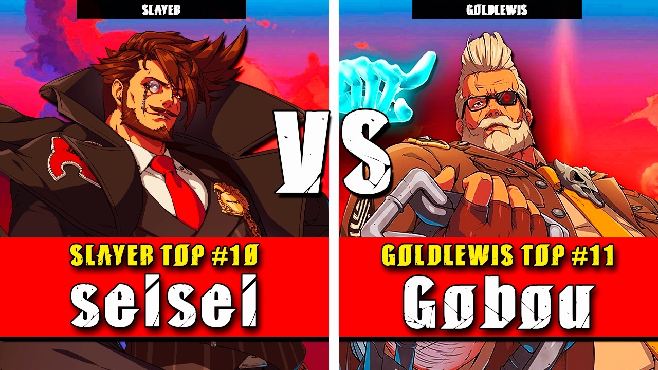 GGST | seisei (Slayer) VS Gobou (Goldlewis) | Guilty Gear Strive High level gameplay