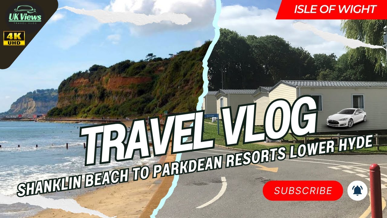 Driving from Shanklin Beach to Parkdean Lower Hyde Holiday Park Vlog