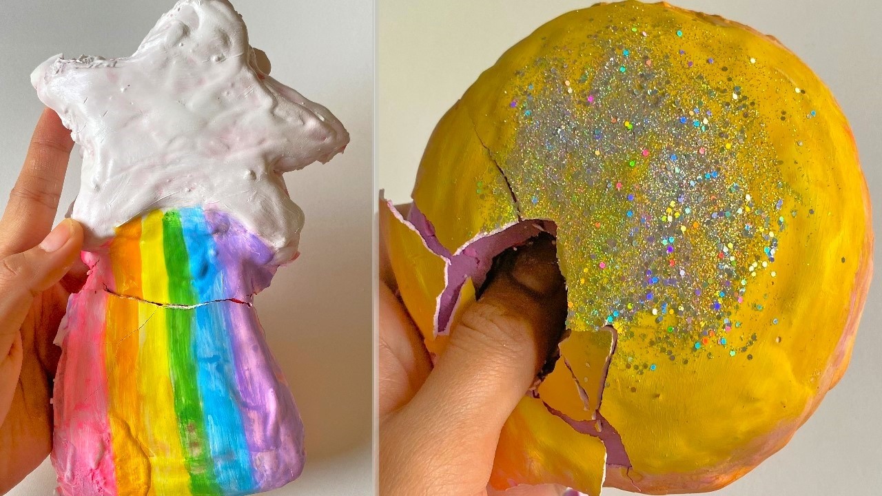 Rainbow Clay ASMR for Deep Relaxation 🌈 | Calming Sensory Sounds (No Talking)