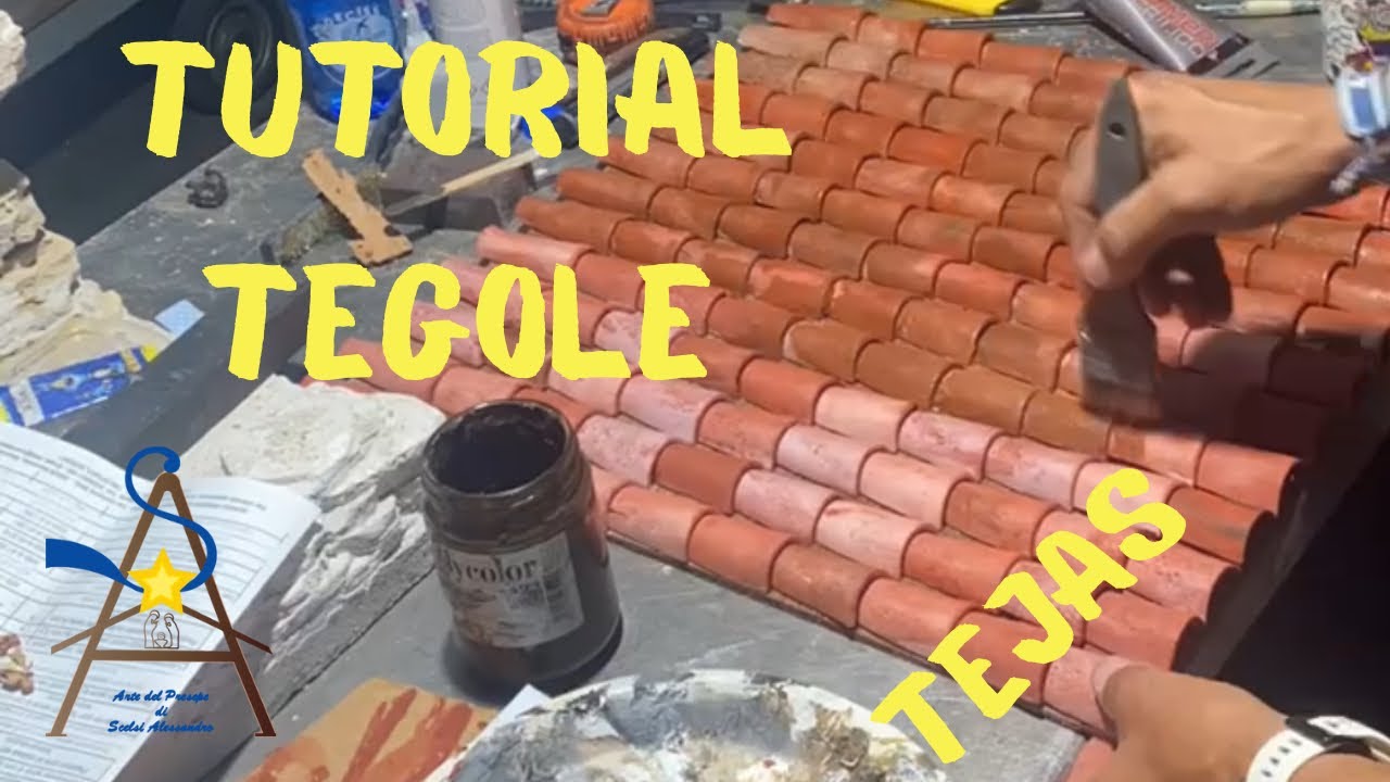 Tutorial come realizzare le tegole in polistirene. 