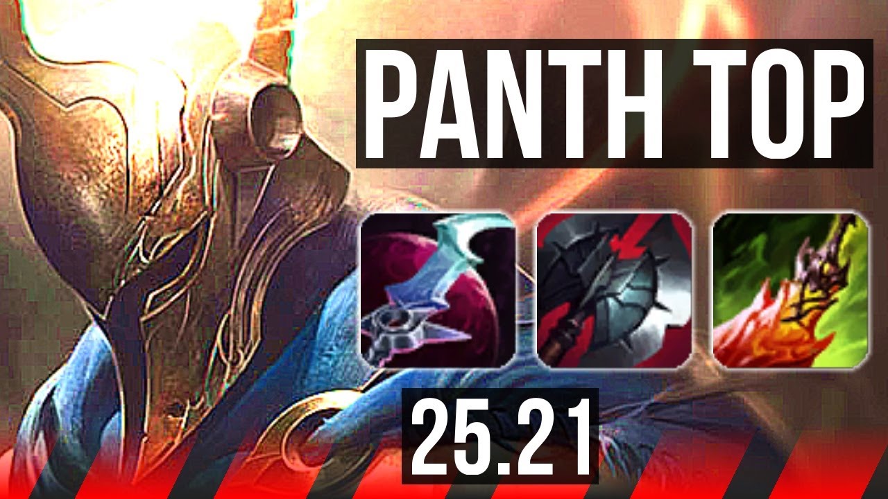 PANTHEON vs ILLAOI (TOP) | 10 solo kills, 47k DMG, 900+ games, Godlike | KR Master | 25.21
