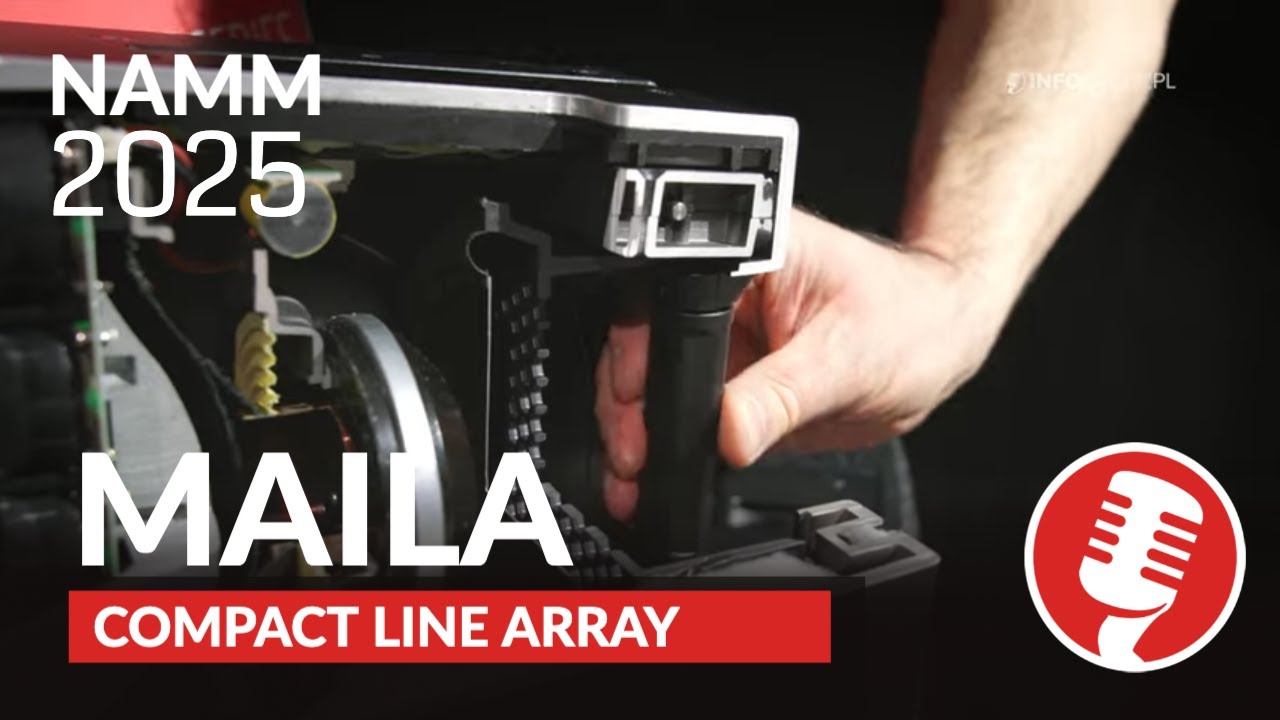 Kompaktowy line array MAILA podbija Amerykę (NAMM 2025)