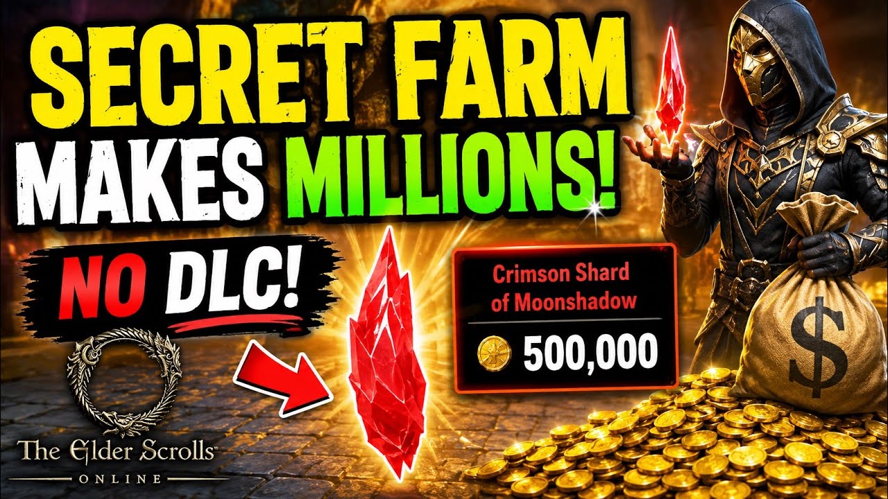 СЕКРЕТНЫЙ ФАРМ В ESO! Быстро и просто💰 | БЕЗ DLC!