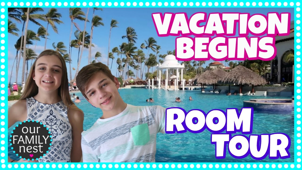 TOUR OF OUR NEW HOME FOR THE WEEK - VACATION BEGINS