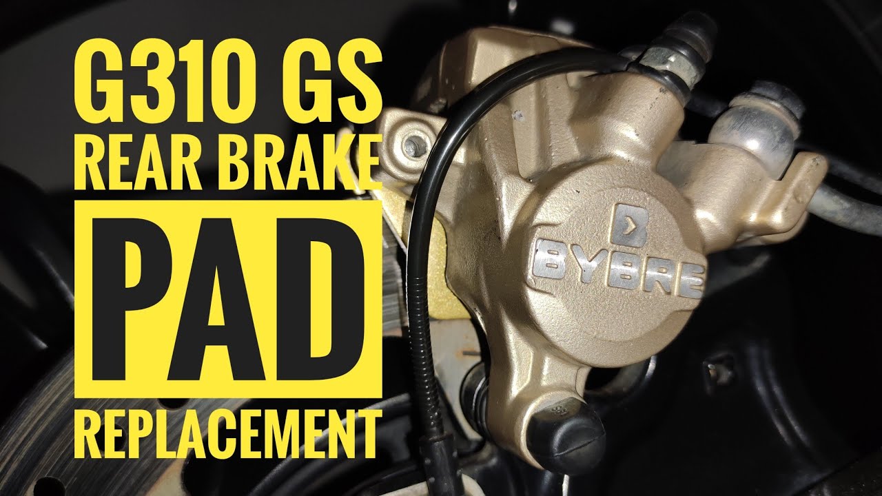 BMW G310 GS Rear Brake Pad Replacement