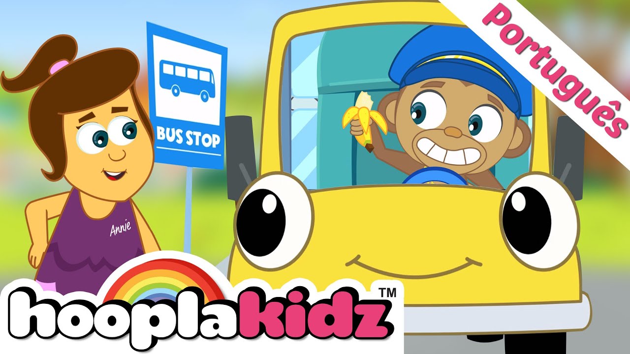 A Roda Do Ônibus Roda Roda | Vídeos Infantis Divertidos | HooplaKidz Brasil