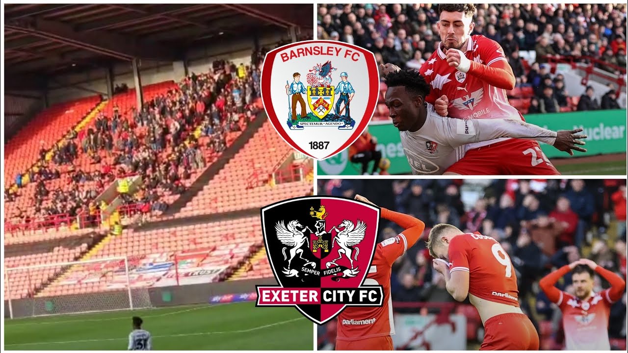 OUR IMPRESSIVE UNBEATEN STREAK COMES TO AN END!/ Barnsley Vs Exeter Vlog!