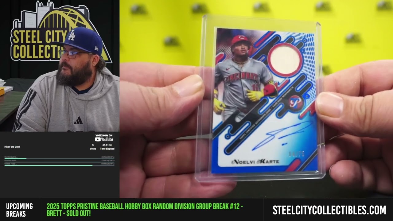 Набор коллекционных бейсбольных карточек Topps Pristine 2025 года, случайный выбор из группы, вып...