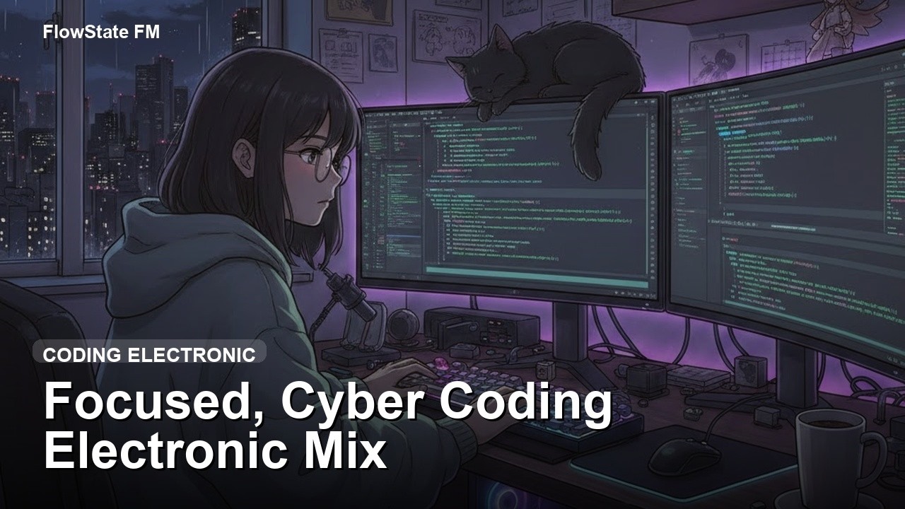 Coding Electronic BGM Mix для программирования 【1.5 Hours】