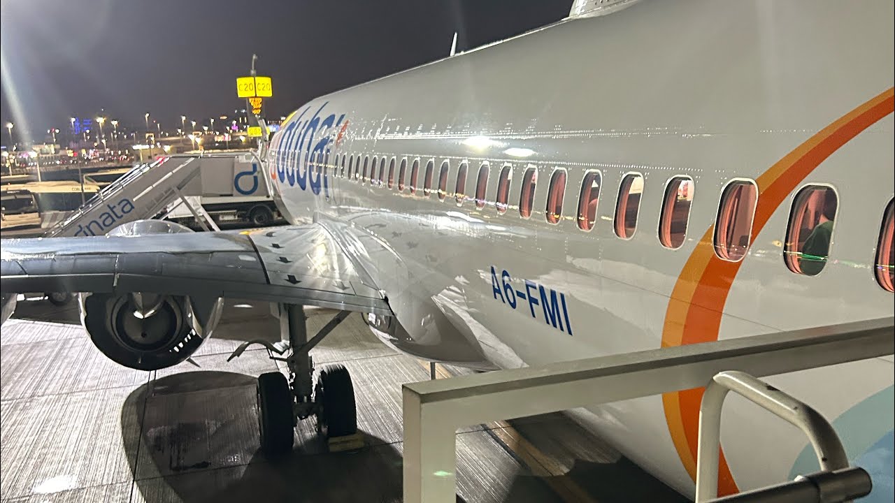 Перелет Дубай-Самара на Boeing 737-8 MAX (A6-FMI) Fly Dubai