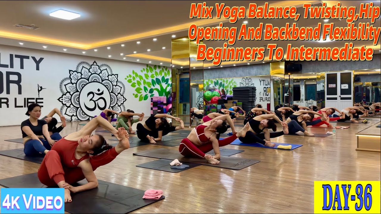 DAY-36 Mix Yoga Balance, Twisting, Hip Opening & Backbend | Master Ranjeet Singh Bhatia |
