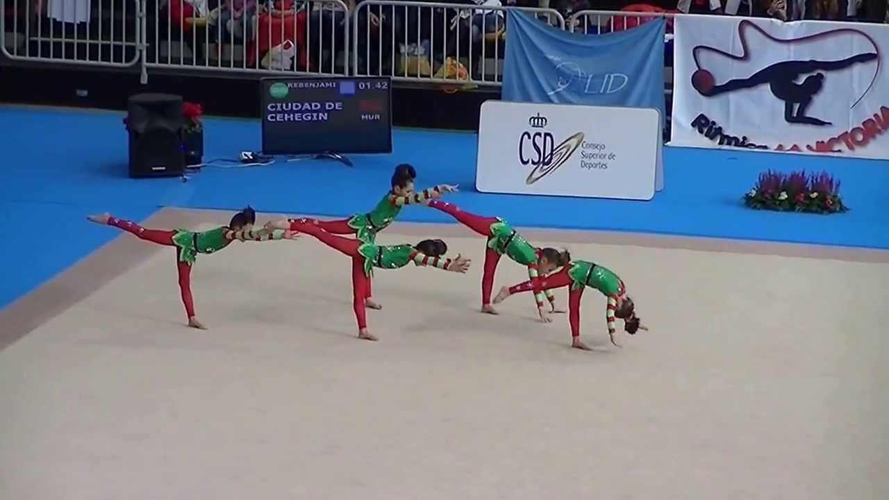 Prebenjamin Cehegin. Campeonato España Base Gimnasia Ritmica 2013