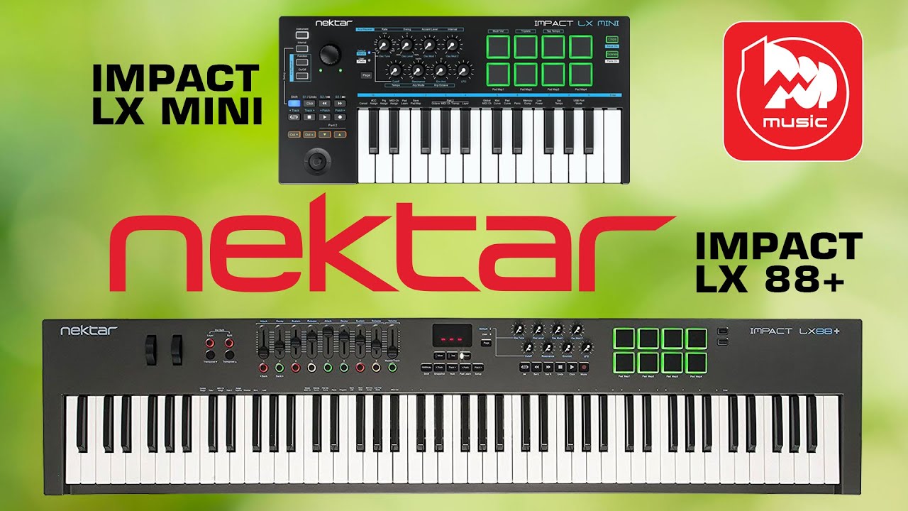 Миди-клавиатуры NEKTAR IMPACT LX 88+ и NEKTAR IMPACT LX MINI