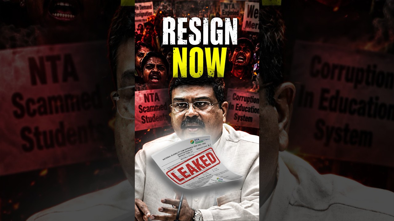 Education Minister is Corrupt? Neet Paper leaked again