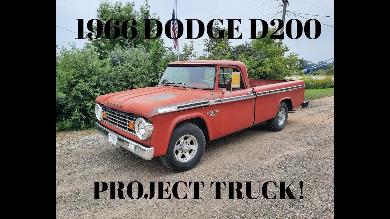 1966 Dodge D200 Project Truck.