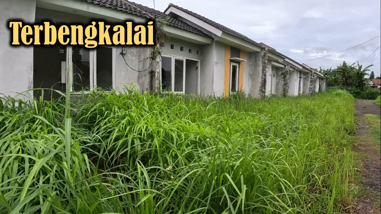 Begini Keadaan Perumahan Bersubsidi!Terbengkalai Sampai Banguannya Rusak.