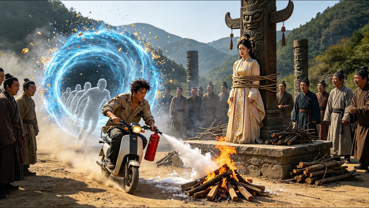 Beauty sacrificed? Guy time-travels, modern supplies in hand, hailed as mountain god!
