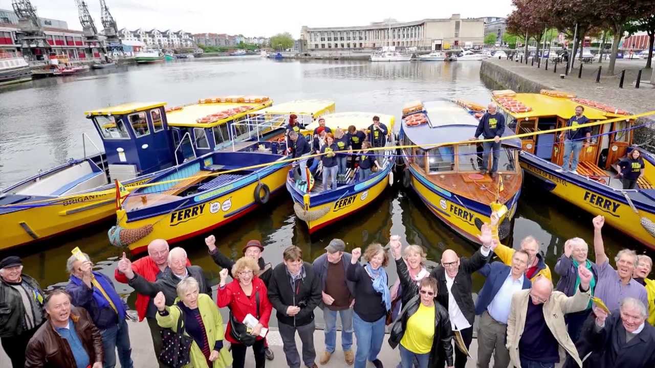 BLUE YELLOW and RED ARROWS! Bristol Ferry Boats Share Offer!