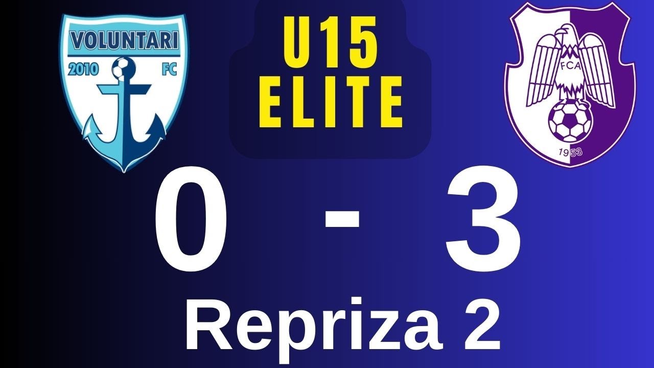FC Voluntari 0 - 3 FC Arges Liga Elitelor U15(2009) rep.2