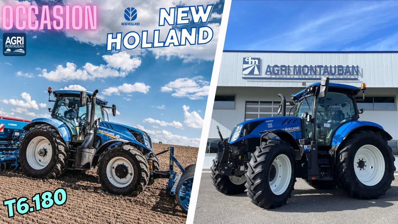 🚜 A vendre New Holland T6.180 de 2021 !