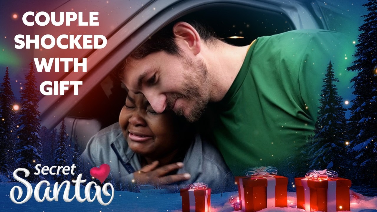 From fostering children to facing hardship, couple receives tearful surprise from a Secret Santa