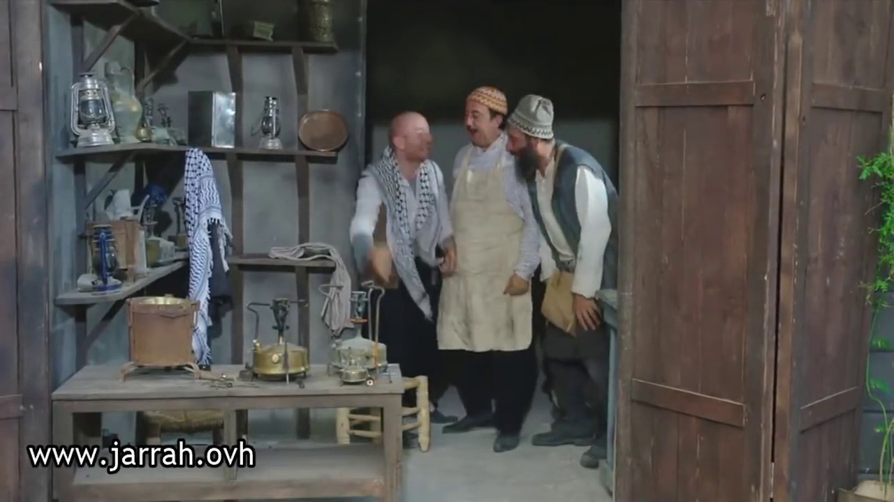 باب الحارة | ابو بدر و تنكة و النمس : تحويل الدكان الى محل حلاقة ! محمد خير جراح و مصطفى الخاني