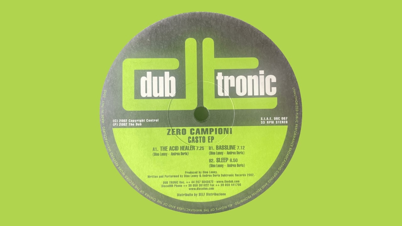 Zero Campioni / Bassline / Dubtronic / 2002