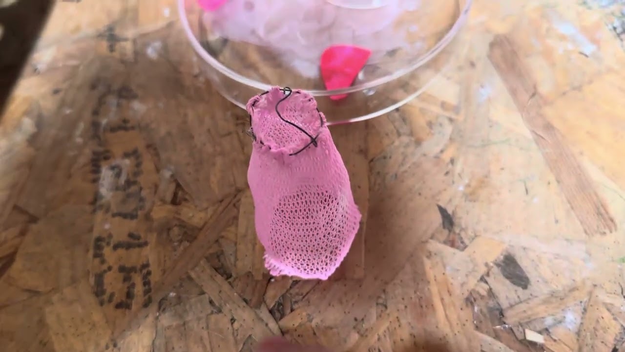 Homemade cone shaped gas mantle with coating