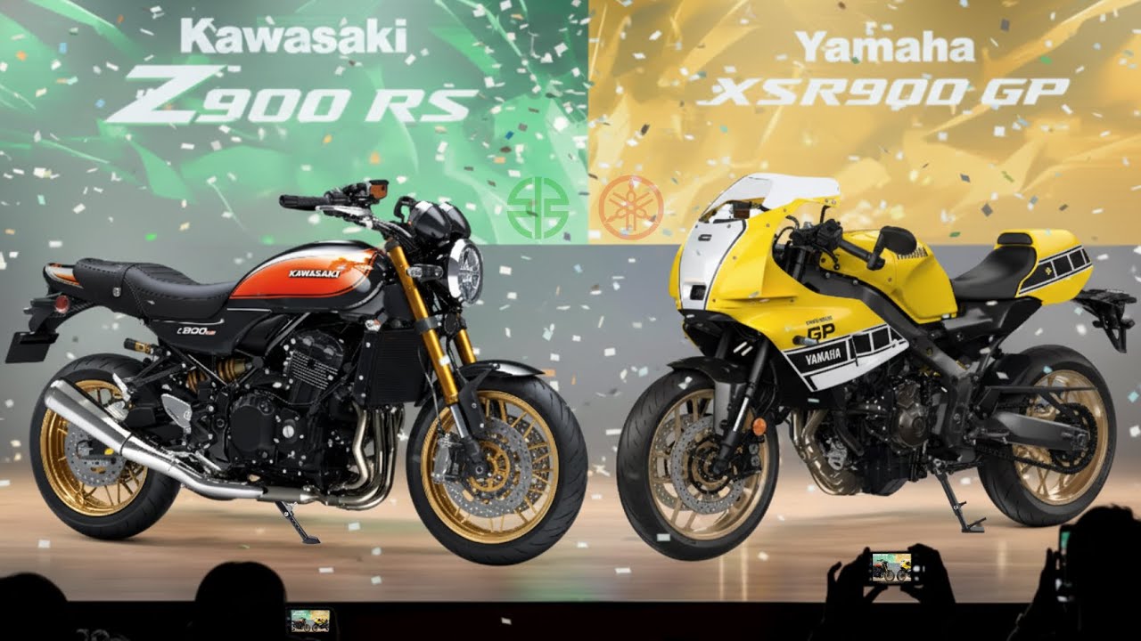 YAMAHA XSR900 GP 2026 и KAWASAKI Z900RS — только что представлены! Какая ретро-легенда едет круче?