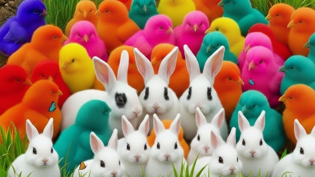Serunya Tangkap Ayam Lucu di Rumah 🐔 Ayam Rainbow Unik