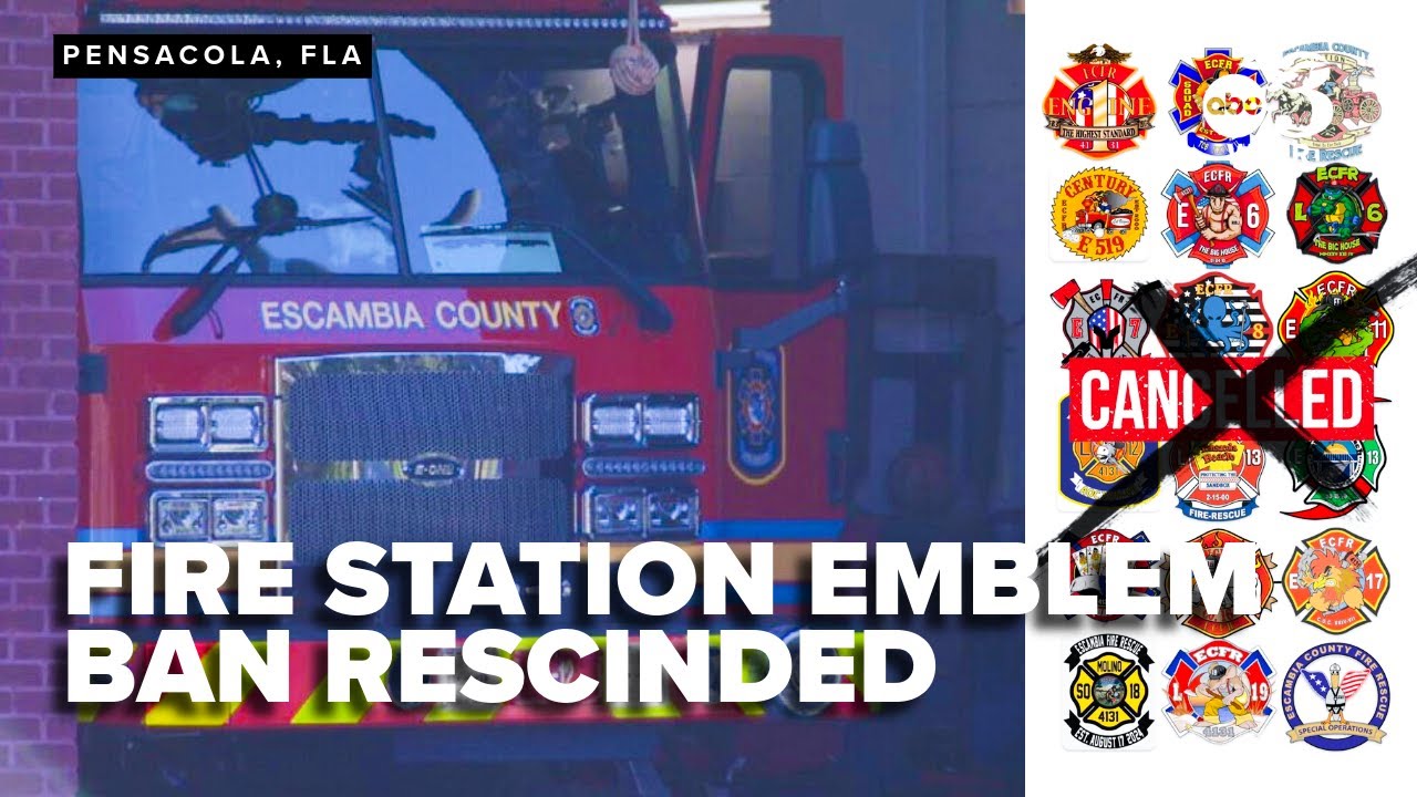 Escambia County reverses ban on fire station emblems after community backlash