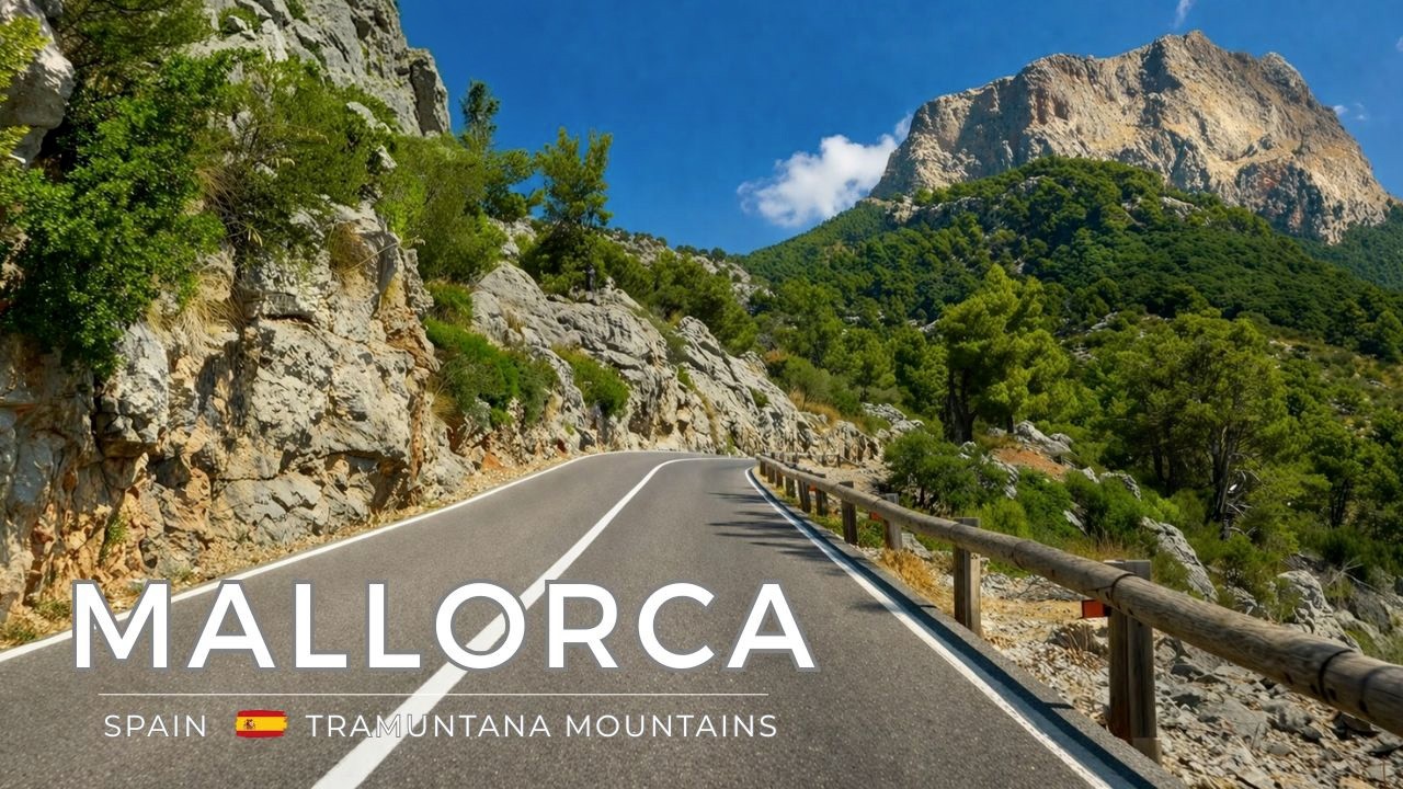 Mallorca Scenic Drive 🇪🇸 Tramuntana Mountains &ndash; Stunning Coastal Road (South to North) | 4K