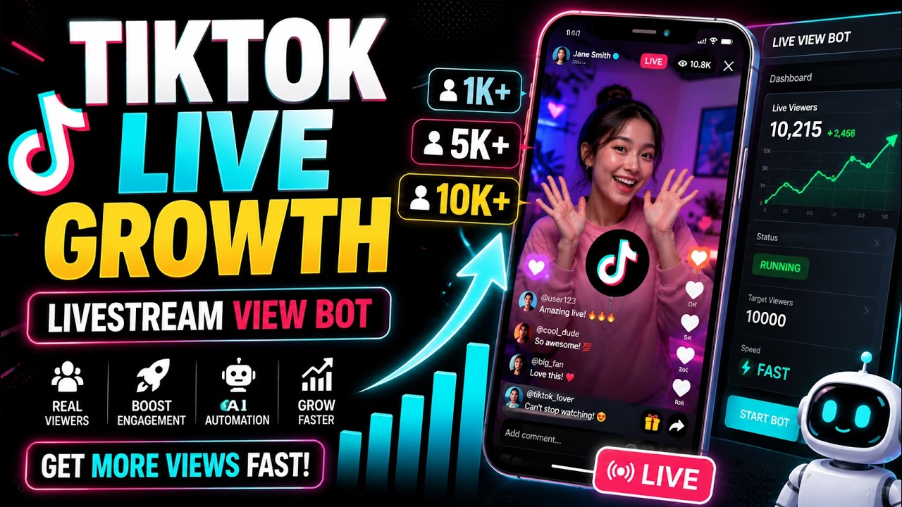TikTok Live Growth Tool | TikTok Livestream View Bot
